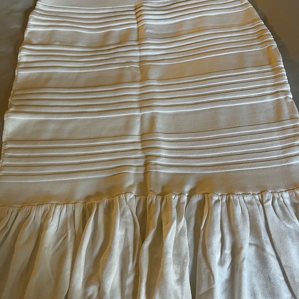 White skirt